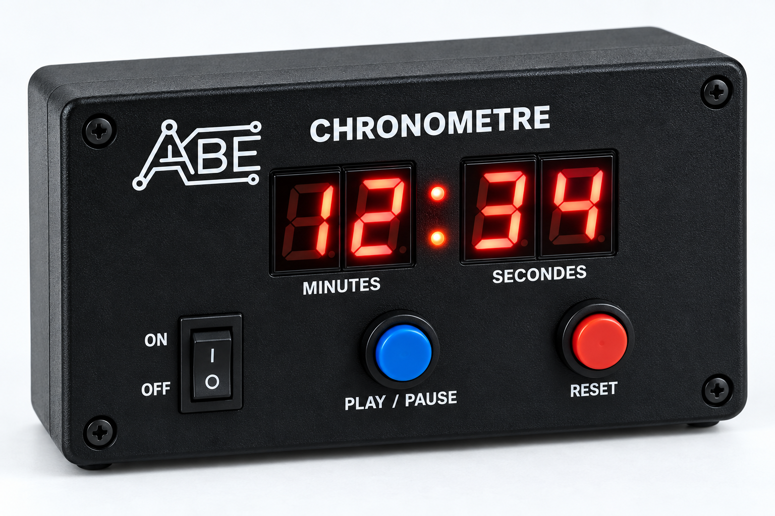Vue générale du Chronomètre électronique