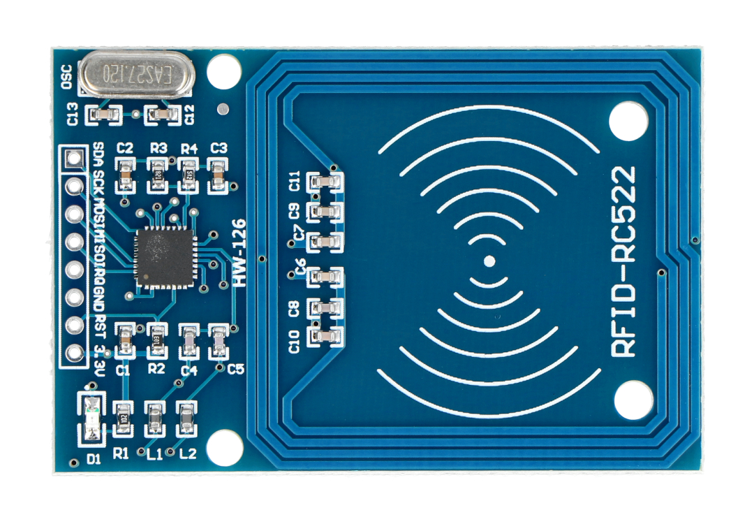 Lecteur RFID et antenne du JUKEBOX-CIEL
